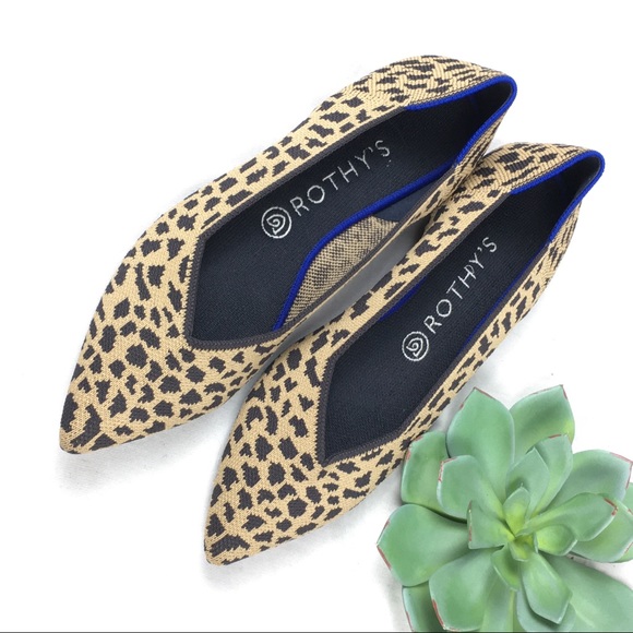 Rothy's Shoes - Rothy’s classic leopard 🐆 points. Like new.